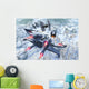 X-wing Attacking Tie Fighter Wall Decal