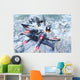 X-wing Attacking Tie Fighter Wall Decal
