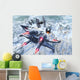 X-wing Attacking Tie Fighter Wall Decal