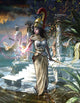 Athena Greek Virgin Goddess Wall Decal