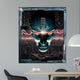 Robotic Sci-fi Face Wall Decal