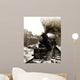 Steam Engine Emerging out Wall Decal