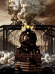 Industrial Age Steam Engine Wall Decal