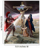 Jesus Cross Roman Piercing Wall Decal