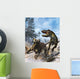 Ankylosaurus Hits Tyrannosaurus Rex Wall Decal