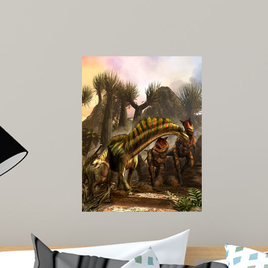 Amargasaurus Is Fending off Wall Decal