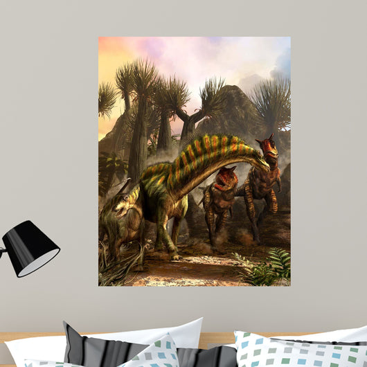 Amargasaurus Is Fending off Wall Decal