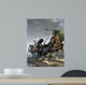 Two Giganotosaurus Trying to Wall Decal