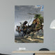 Two Giganotosaurus Trying to Wall Decal