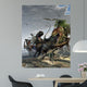 Two Giganotosaurus Trying to Wall Decal