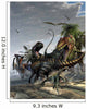 Two Giganotosaurus Trying to Wall Decal