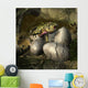 Udanoceratops Hatching out Egg Wall Decal