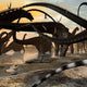 Herd Argentinosaurus Marching along Wall Decal