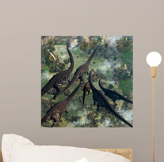 Few Apatosaurus Join Moving Wall Decal