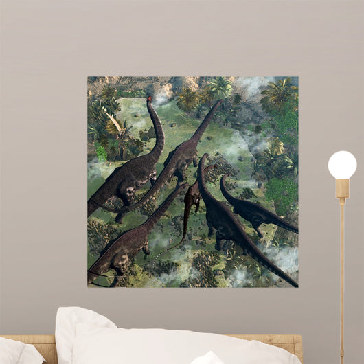Few Apatosaurus Join Moving Wall Decal