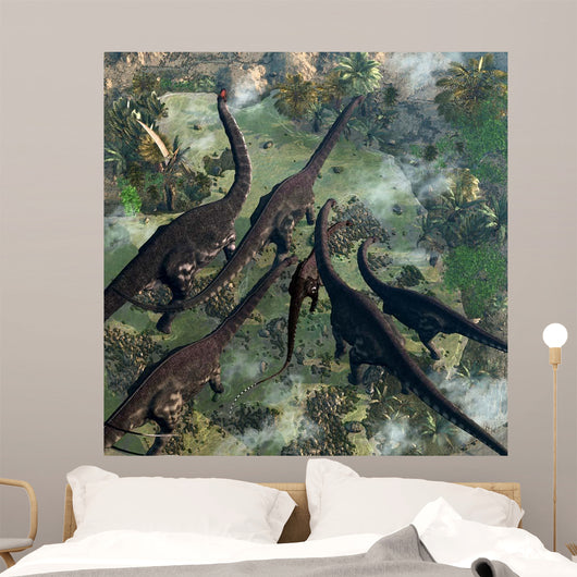Few Apatosaurus Join Moving Wall Decal