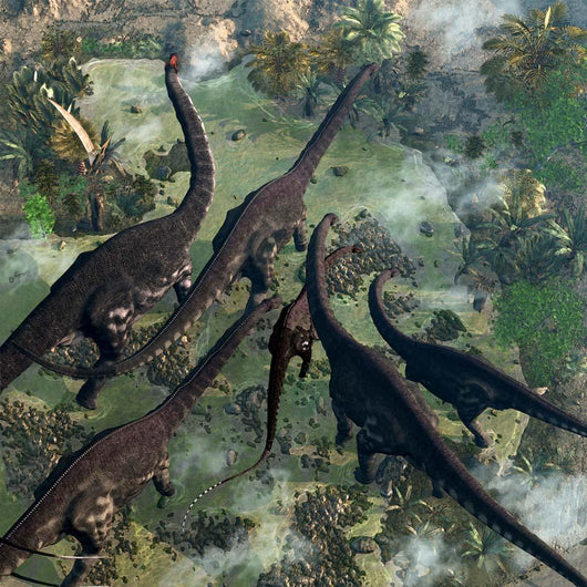 Few Apatosaurus Join Moving Wall Decal
