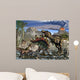 Stegosaurus Defending Himself from Wall Decal