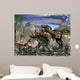 Stegosaurus Defending Himself from Wall Decal