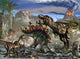 Stegosaurus Defending Himself from Wall Decal