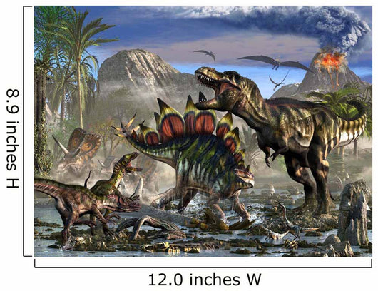 Stegosaurus Defending Himself from Wall Decal