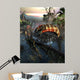 Apatosaurus Dinosaur Swimming Away Wall Decal