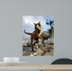 Pair Carnotaurus Dinosaurs Hunting Wall Decal