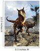 Pair Carnotaurus Dinosaurs Hunting Wall Decal