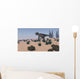Tyrannosaurus Rex Hunting Desert Wall Decal Design 2