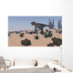 Tyrannosaurus Rex Hunting Desert Wall Decal Design 2