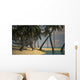 Large Brachiosaurus Grazing Water's Wall Decal Design 3