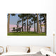 Large Brachiosaurus Grazing among Wall Decal Design 2