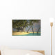 Large Brachiosaurus Grazing Water's Wall Decal Design 2