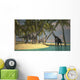 Brachiosaurus Dinosaurs Grazing Water's Wall Decal