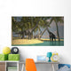 Brachiosaurus Dinosaurs Grazing Water's Wall Decal