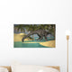 Large Brachiosaurus Drinking Water Wall Decal