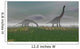 Two Brachiosaurus Dinosaurs Grazing Wall Decal Design 2