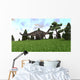 Dicraeosaurus Walking Open Field Wall Decal