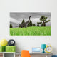 Large Brachiosaurus Open Field Wall Decal Design 4