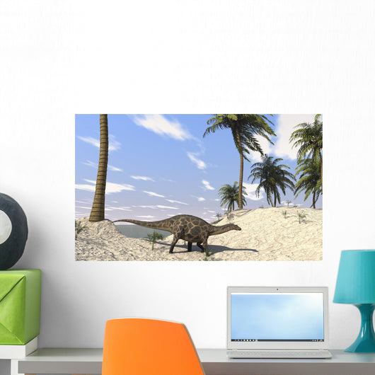 Dicraeosaurus Prehistoric Environment Wall Decal