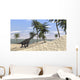 Large Brachiosaurus Tropical Environment Wall Decal Design 5