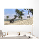 Large Brachiosaurus Tropical Environment Wall Decal Design 5