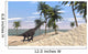 Large Brachiosaurus Tropical Environment Wall Decal Design 5