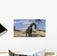 Large Brachiosaurus Standing Water Wall Decal