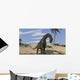 Large Brachiosaurus Standing Water Wall Decal