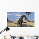 Large Brachiosaurus Standing Water Wall Decal