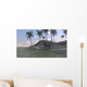 Large Brachiosaurus Grazing Water's Wall Decal Design 1