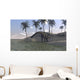 Large Brachiosaurus Grazing Water's Wall Decal Design 1