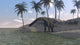 Large Brachiosaurus Grazing Water's Wall Decal Design 1
