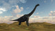Large Brachiosaurus Barren Environment Wall Decal Design 2